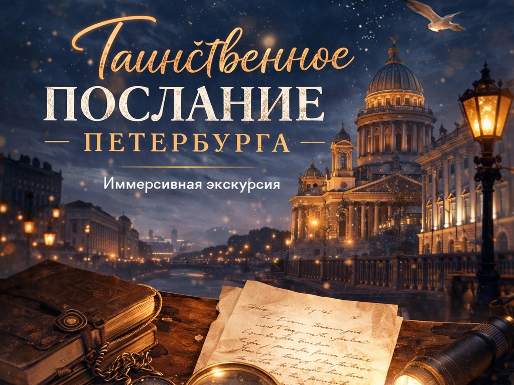 Иммерсивная экскурсия-квест-расследование «Таинственное послание Петербурга»